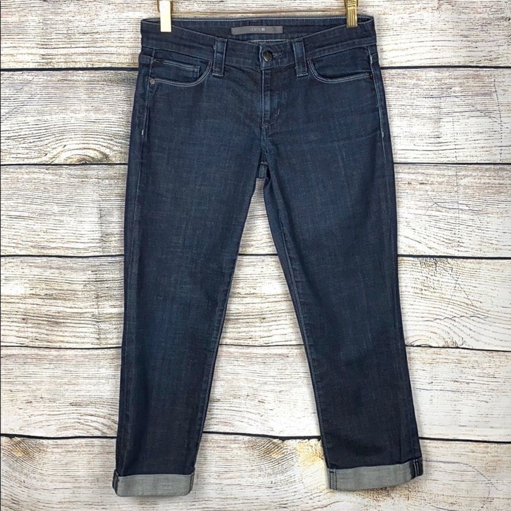 Joe’s socialite kicker cuffed crop cotton Jeans 26